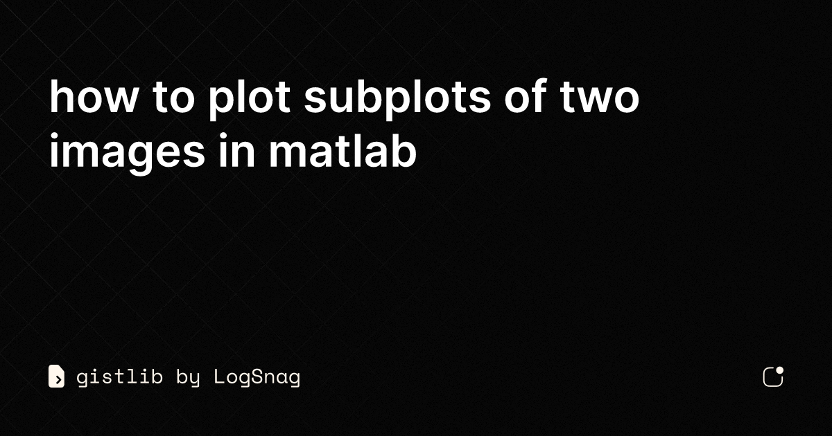 matlab title over two subplots